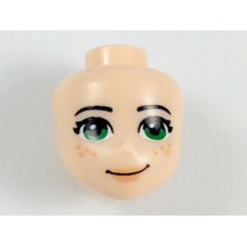 LEGO Friends női fej szeplő mintával, világos testszínű (37292)