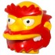 LEGO Groundskeeper Willie minifigura feje, sárga (20149)