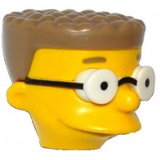 LEGO Waylon Smithers minifigura feje, sárga (20152)