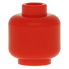 LEGO fej minta nélkül, piros (3626)