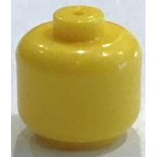 LEGO fej bébi minta nélkül, sárga (33464)
