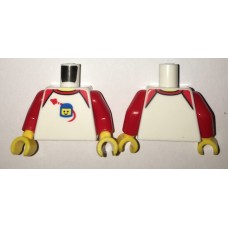 LEGO felsőtest űrhajós fej mintával, fehér (76382) --- Debrecenben raktáron!