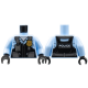 LEGO felsőtest rendőr ruha mintával, világoskék (76382)