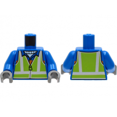 LEGO felsőtest pulóver és láthatósági mellény mintával, kék (76382)
