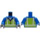 LEGO felsőtest pulóver és láthatósági mellény mintával, kék (76382)
