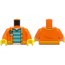 LEGO felsőtest kabát és póló mintával, narancssárga (76382)