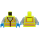LEGO felsőtest láthatósági mellény mintával, neon sárga (76382)