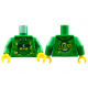 LEGO felsőtest kapucnis felső Ninjago Lloyd mintával, zöld (76382)