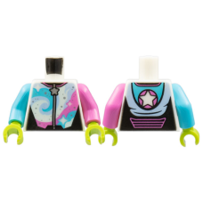 LEGO felsőtest csillag mintás pulóver mintával, sötétben világító (76382)
