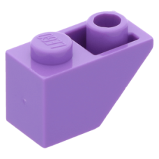 LEGO tetőelem fordított 45°-os 2×1, közép levendulalila (3665)