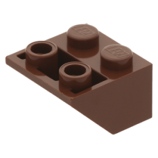 LEGO tetőelem fordított 45°-os 2×2, vörösesbarna (3660/76959)