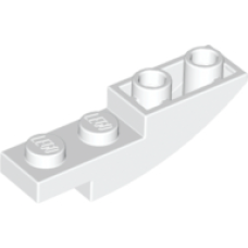 LEGO tetőelem fordított íves 4×1, fehér (13547)