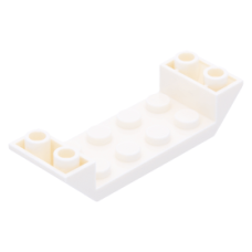 LEGO tetőelem fordított 45°-os 6×2, fehér (22889)