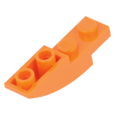 LEGO tetőelem fordított íves 4×1, narancssárga (13547)