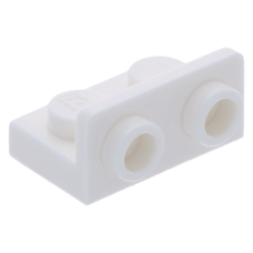 LEGO fordító elem 1×2 - 1×2, fehér (99780)