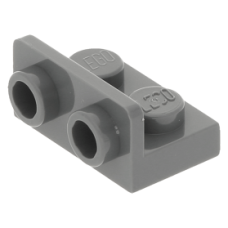 LEGO fordító elem 1x2 - 1x2, sötétszürke (99780)