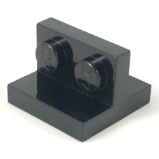 LEGO fordító elem 2 x 2 - 1 x 2 középen, fekete (41682)