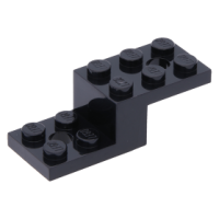 LEGO fordító elem 2 x 5 x 1 1/3 két lyukkal, fekete (11215)