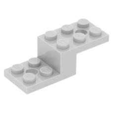 LEGO fordító elem 2 x 5 x 1 1/3 két lyukkal, világosszürke (11215)