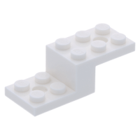 LEGO fordító elem 2×5×1 1/3 két lyukkal, fehér (11215)