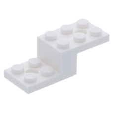 LEGO fordító elem 2×5×1 1/3 két lyukkal, fehér (11215)