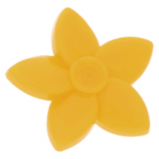 LEGO virág kiegészítő, világos narancssárga (18853)  --- Debrecenben raktáron!