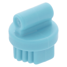LEGO kefe kerek, közép azúrkék (92355h)