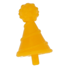 LEGO parti sisak kiegészítő, világos narancssárga (24131)