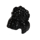 LEGO női haj fonott kontyos, fekete (53126)