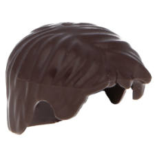 LEGO férfi haj rövid, sötétbarna (62810)