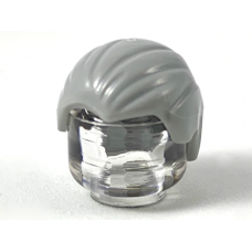 LEGO férfi haj rövid, világosszürke (92081)  --- Debrecenben raktáron!