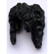 LEGO női haj hosszú, fekete (92082)
