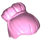LEGO női haj kontyos, világos rózsaszín (27186)