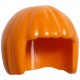 LEGO női haj rövid, narancssárga (62711)