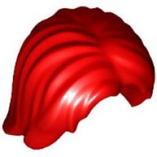 LEGO férfi haj, piros (88283)