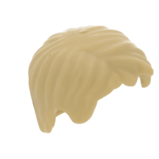 LEGO férfi haj rövid, sárgásbarna (62810)