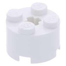 LEGO henger 2x2, fehér (3941)