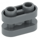 LEGO henger 1x2 2db rúddal, sötétszürke (77808)