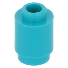 LEGO henger 1x1, sötét türkizkék (3062)