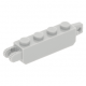 LEGO kocka csuklós elem (zsanér) 1×4 függőleges csatlakozókkal, világosszürke (30387/54661)