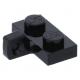 LEGO lapos csuklós elem 1×2 oldalán csatlakozóval, fekete (44567)