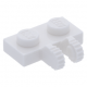 LEGO lapos csuklós elem 1×2 függőleges kettős villával, fehér (60471)
