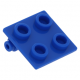 LEGO kocka csuklós elem lapos teteje (zsanér) 2×2, kék (6134)