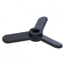 LEGO propeller 3 lapáttal (átmérője 4), fekete (2421) --- Debrecenben raktáron!