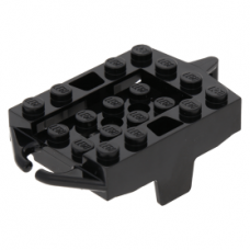 LEGO járműalap (hullámvasútkocsi) 4×5, fekete (26021)
