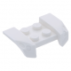 LEGO sárhányó fényszóró mintával, fehér (44674)