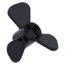 LEGO propeller 3 lapáttal (átmérője 3), fekete (6041)