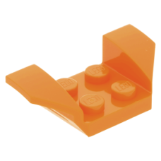 LEGO sárhányó 2×4, narancssárga (41854)