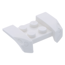 LEGO sárhányó fényszóró mintával, fehér (44674)