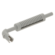LEGO kipufogócső technic pin csatlakozóval, világosszürke (14682/65571)
